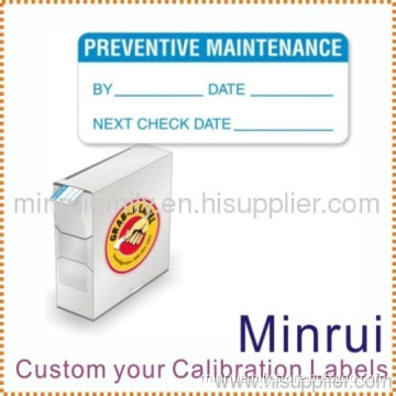 Calibration Labels And Quality Control Labels,void Warranty Labels 
